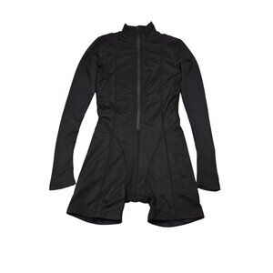 P/areto Biker Bodysuit in Black